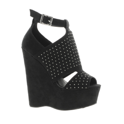 River Island Caged and Stud Platform Shoes