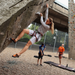 Rock climbing is a great activity with loads of physical benefits