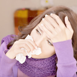 Women take more days off sick during the winter than men new research shows