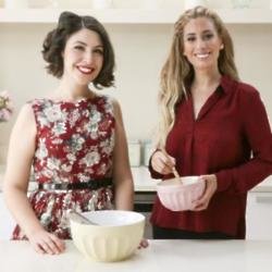 Stacey Solomon with Emily Leary