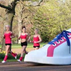 The record breaking trainer is a UK size 454!