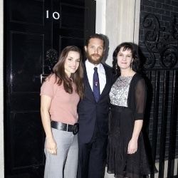 Tom Hardy and Charlotte Riley at 10 Downing Street