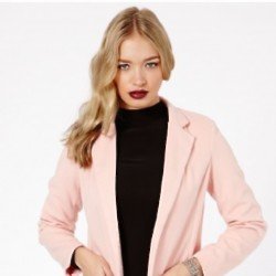 The Dusky Pink Tailored Coat from Missguided We Want!