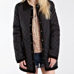 Keeping out the cold with a quilted coat