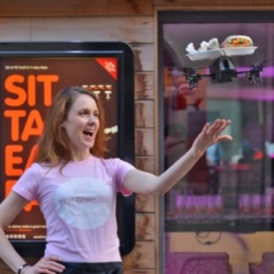 VIDEO: YO! Sushi Launch their New Burger on Flying Tray