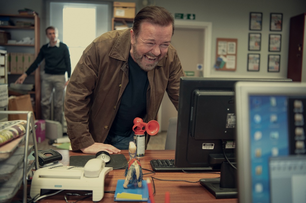 Ricky Gervais is sure to provide the laughs across After Life's final six episodes / Picture Credit: Netflix