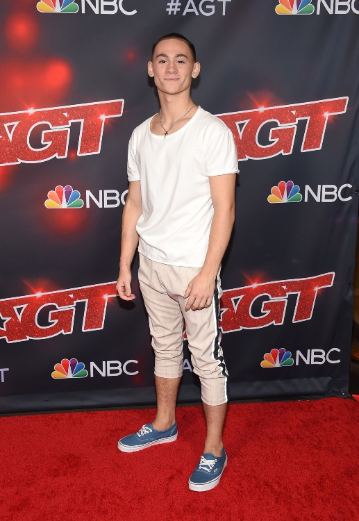 Aidan Bryant at the America's Got Talent live show red carpet / Picture Credit: O'Connor/AFF-USA.com/AFF/PA Images