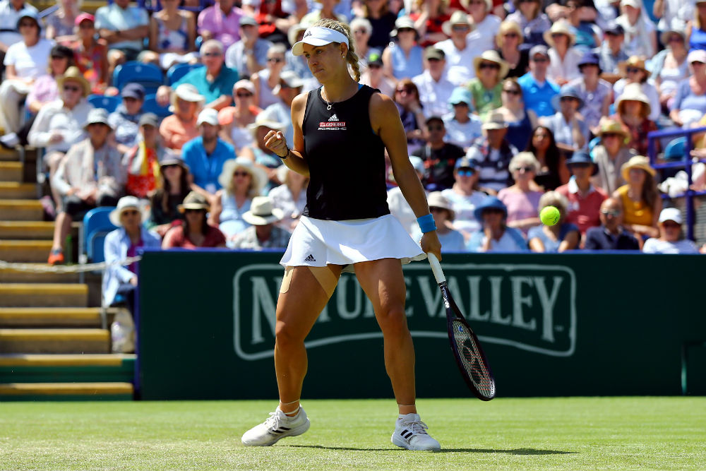 Angelique Kerber on day five of the Nature Valley International 2019, at Devonshire Park, Eastbourne / Photo Credit: Gareth Fuller/PA Wire/PA Images