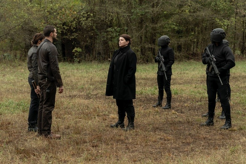 Annet Mahendru, Nico Tortorella and Julia Ormond all star in The Walking Dead: World Beyond / Picture Credit: AMC