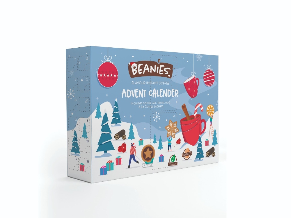 Make each morning special with the Beanies instant coffee calendar!