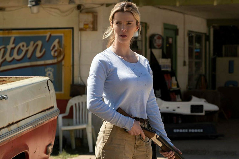 Betty Gilpin leads the cast of The Hunt / Photo Credit: Universal