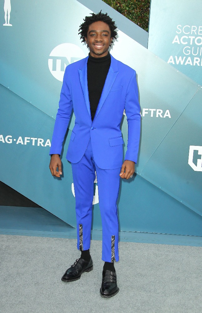 Caleb McLaughlin looks great in blue; how would he look in a Spidey suit? / Picture Credit: Admedia/Zuma Press/PA Images