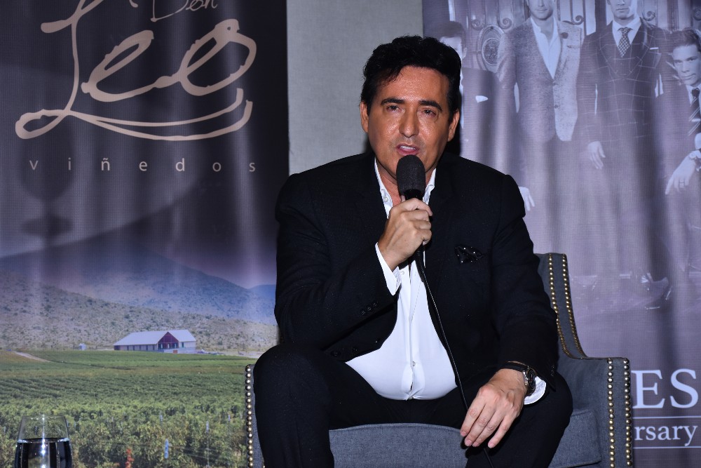 Carlos Marin during an Il Divo press conference in Mexico, October 2019 / Picture Credit: Eyepix/SIPA USA/PA Images