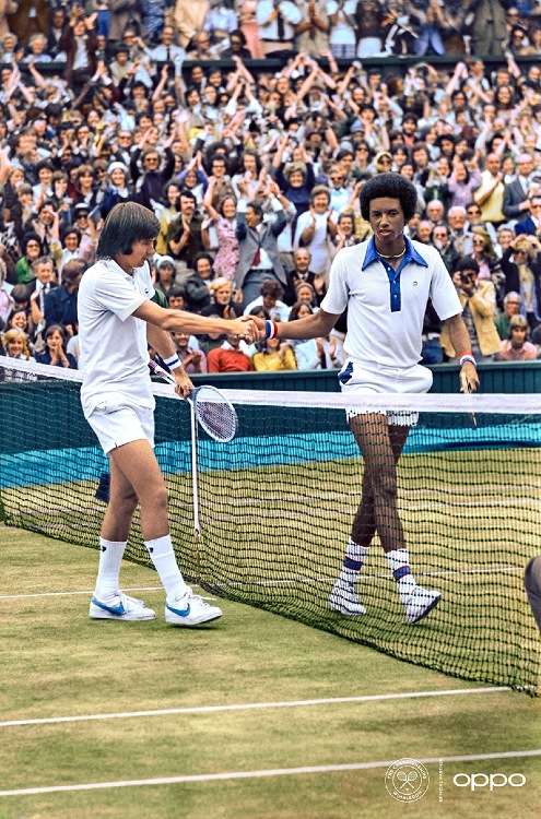 The image is one of seven in OPPO’s Courting the Colour campaign. Launched to celebrate the return of Wimbledon, the collection illuminates and restores the emotion of iconic moments from tennis history, bringing the excitement, joy and passion back to the sport for fans around the world