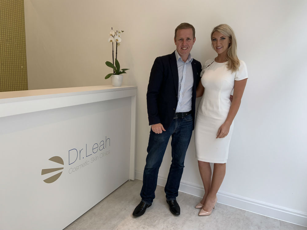 Kevin Palmer with Dr. Leah Totton