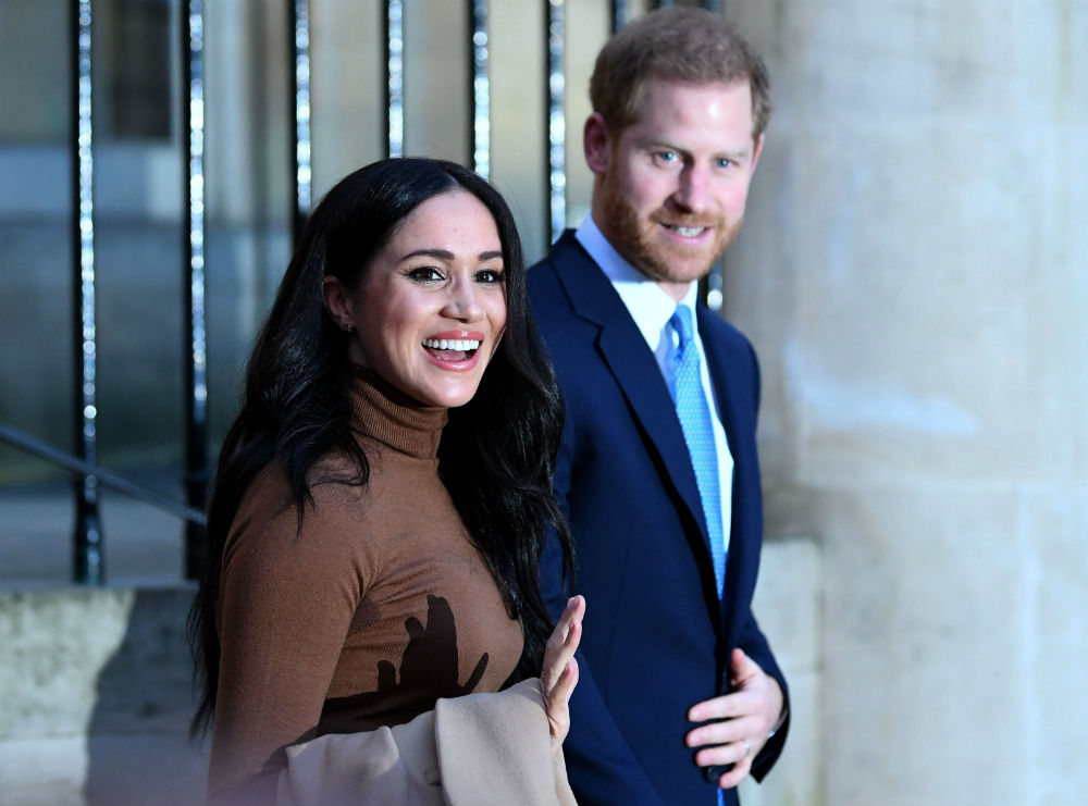 The Duchess and Duke of Sussex, Meghan and Harry at Canada House on January 7th, 2020 / Photo Credit: Daniel Leal-Olivas/PA Wire/PA Images
