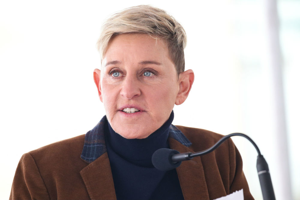 Ellen DeGeneres attending a ceremony to honour Pink at the Hollywood Walk of Fame / Photo Credit: Xavier Collin/Image Press Agency/Sipa USA/PA Images