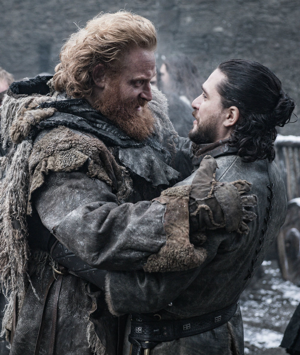 Kristofer Hivju as Tormund Giantsbane and Kit Harington as Jon Snow / Photo Credit: HBO