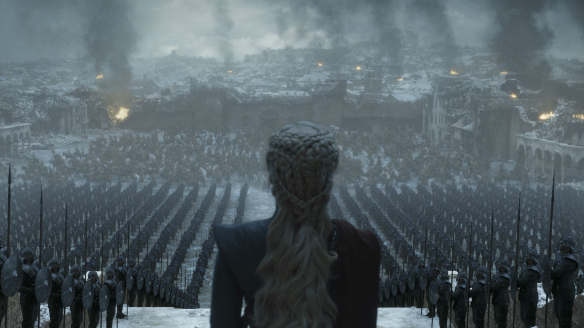Emilia Clarke as Daenerys Targaryen in the Game of Thrones series finale / Photo Credit: HBO