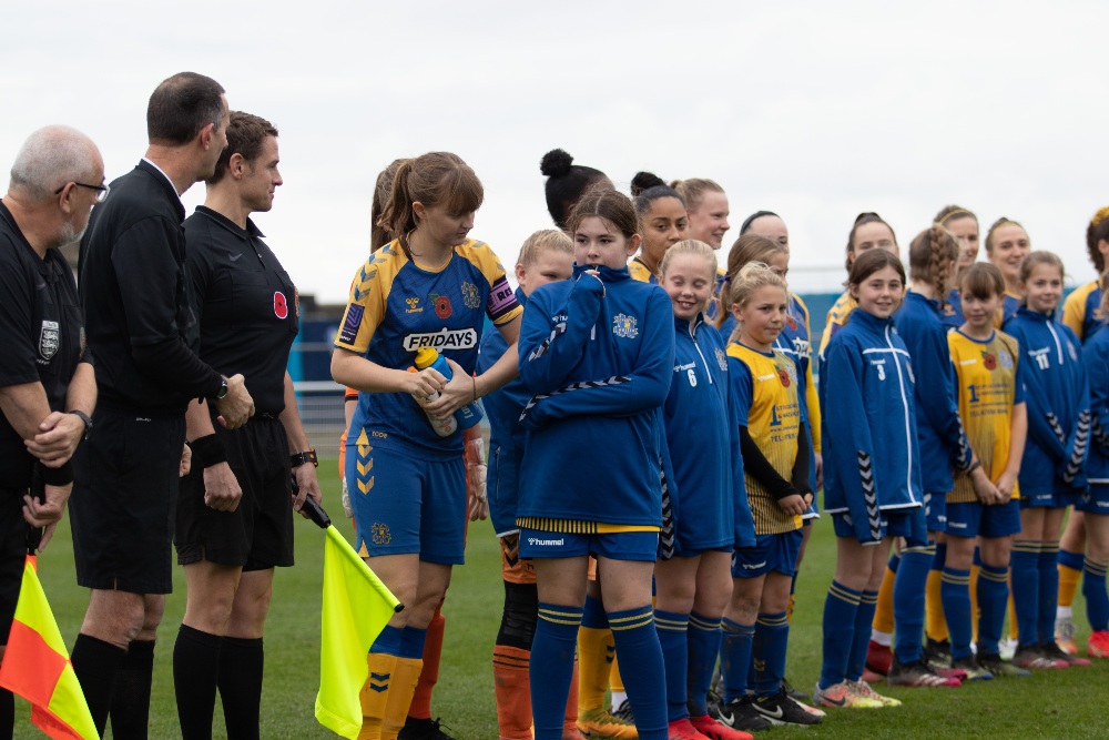 Grace Gillard is the captain of the women's team at Hashtag United