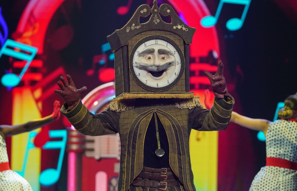 Grandfather Clock in The Masked Singer UK Series 2 / Picture Credit: Bandicoot TV