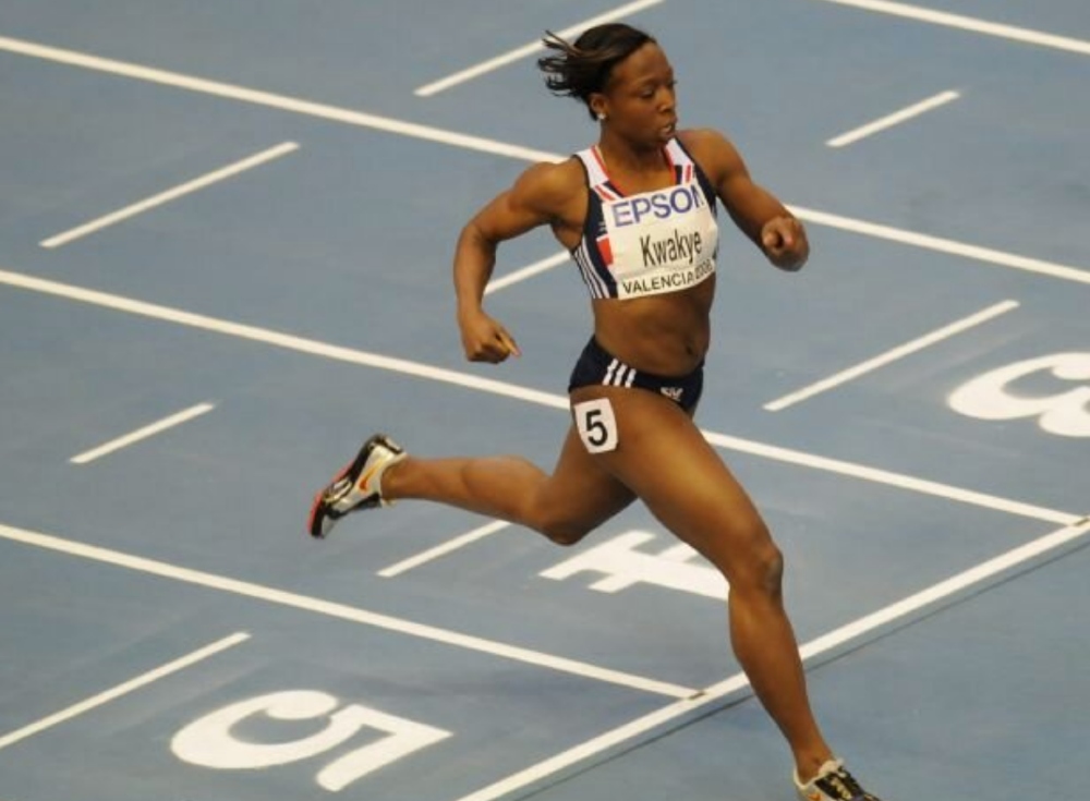 Retired British sprinter Jeanette Kwakye is one of the country's finest sports heroes