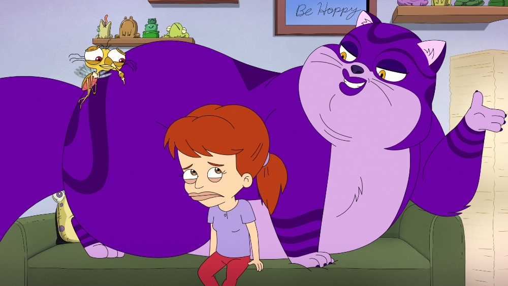 Jessi and the Depression Kitty in Big Mouth Season 4 / Picture Credit: Netflix