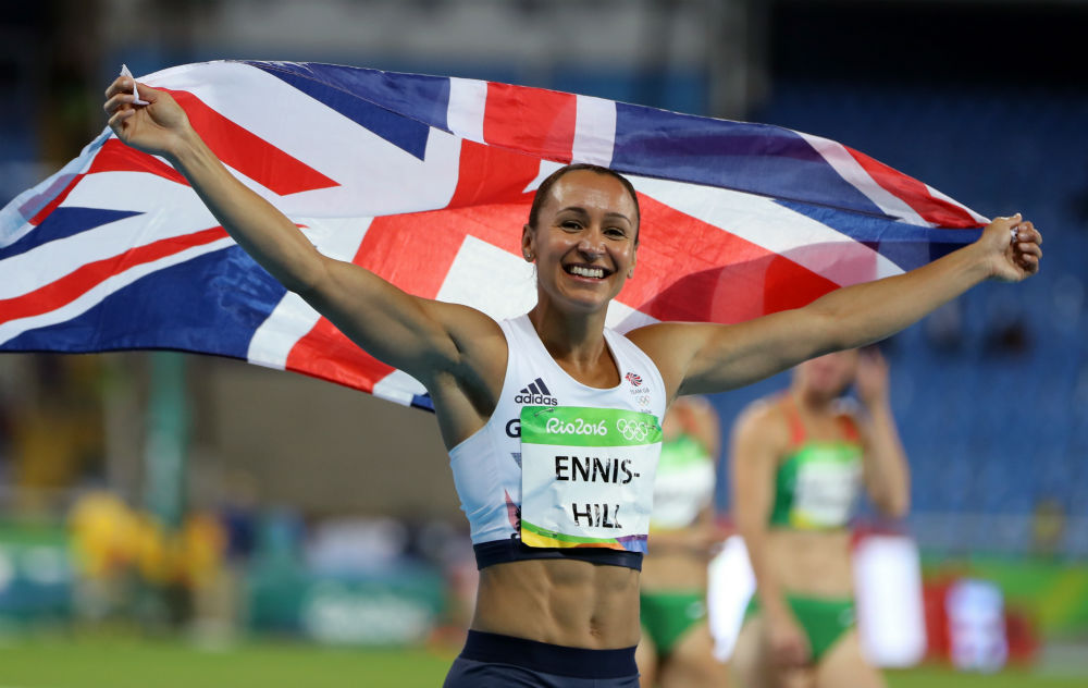 Jessica Ennis-Hill following the Women's Heptathlon at the Olympic Stadium during the 2016 Olympic Games in Brazil / Photo Credit: Owen Humphreys/PA Wire/PA Images