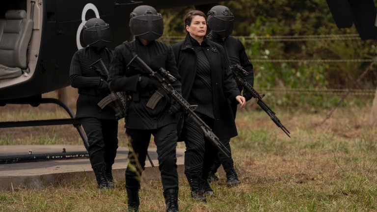 Julia Ormond plays the mysterious Lieutenant Colonel Elizabeth Kublek in The Walking Dead: World Beyond / Picture Credit: AMC