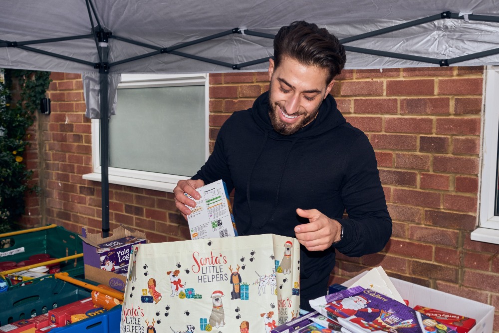 Kem Cetinay is happy to help those less fortunate this Christmas