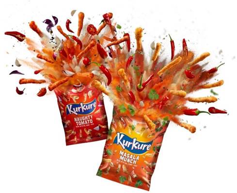 Naughty Tomato and Masala Munch are the two unique flavours of KurKure available!