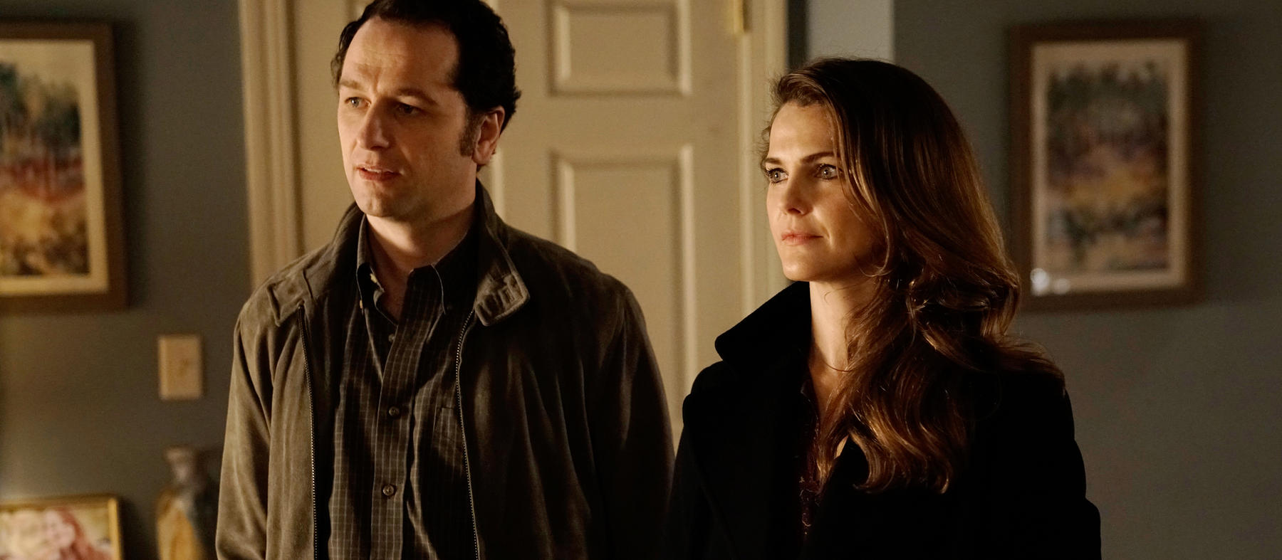 Matthew Rhys and Keri Russell as Philip and Elizabeth Jennings in The Americans / Photo Credit: FX