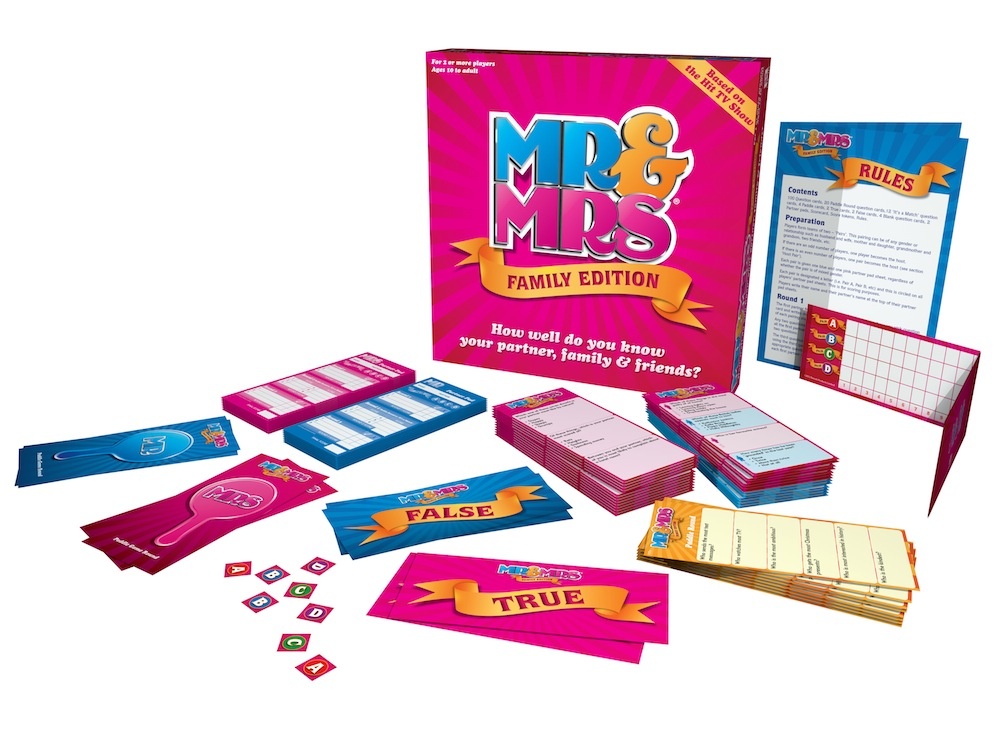 Get the whole family involved with Mr & Mrs!