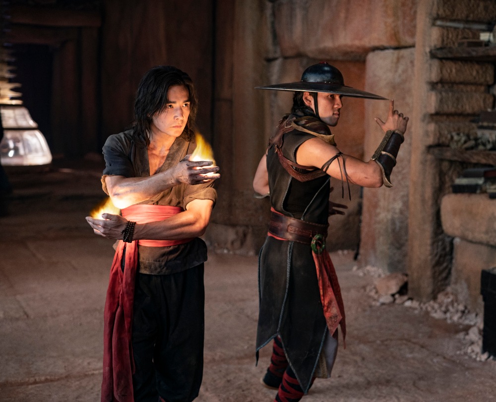 Ludi Lin and Max Huang as Liu Kang and Kung Lao in New Line Cinema's Mortal Kombat / Picture Credit: Mark Rogers/Warner Bros. Pictures