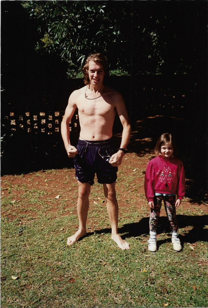 Chris and Nicola in 1996