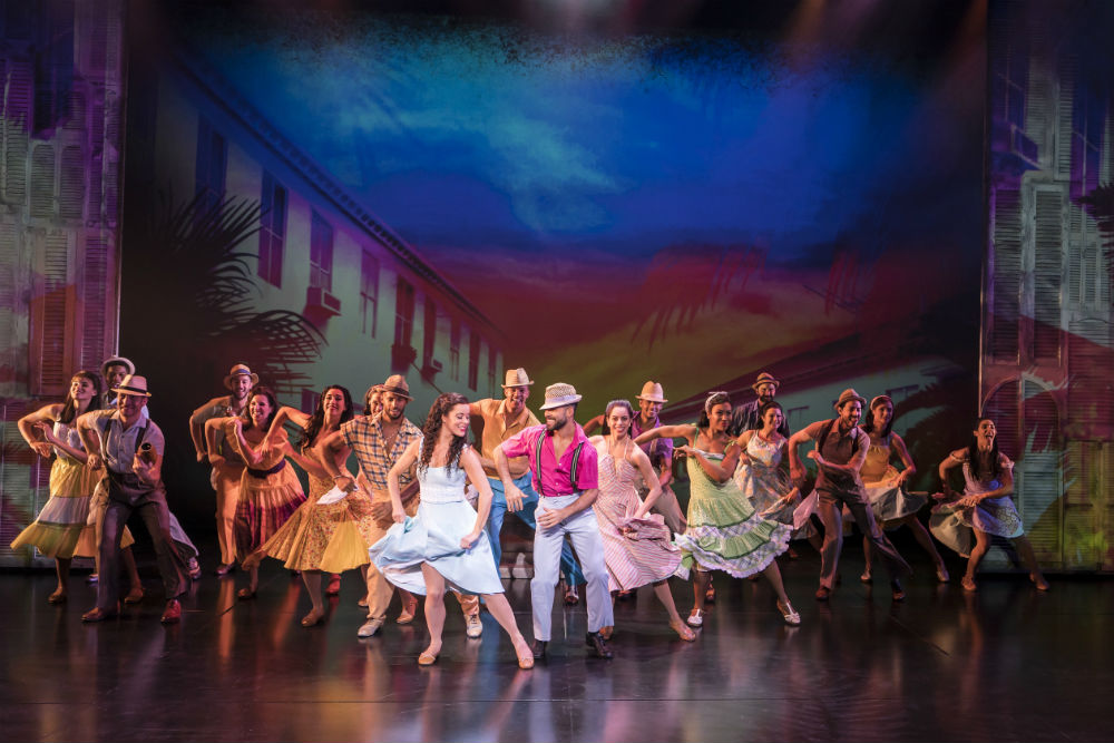 Philippa Stefani as Gloria Estefan and Company in On Your Feet / Photo Credit: Johan Persson
