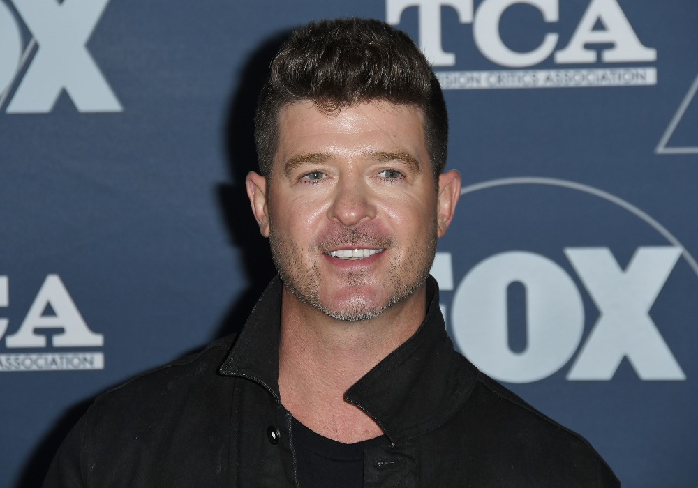 Robin Thicke at the Fox Winter TCA 2020 in Los Angeles / Picture Credit: Sipa USA/SIPA USA/PA Images