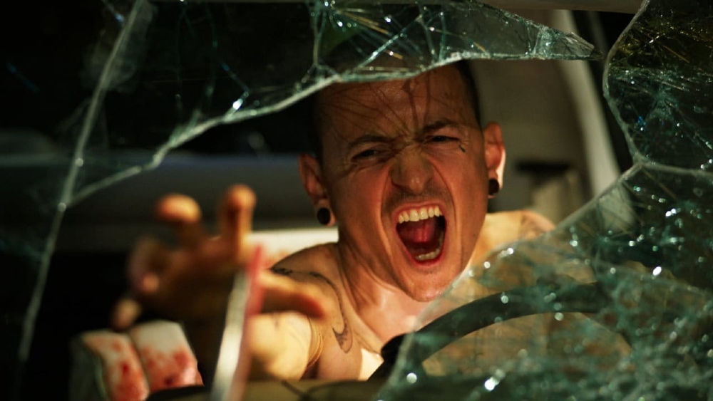 The late Chester Bennington starred as Evan / Picture Credit: Lionsgate Films