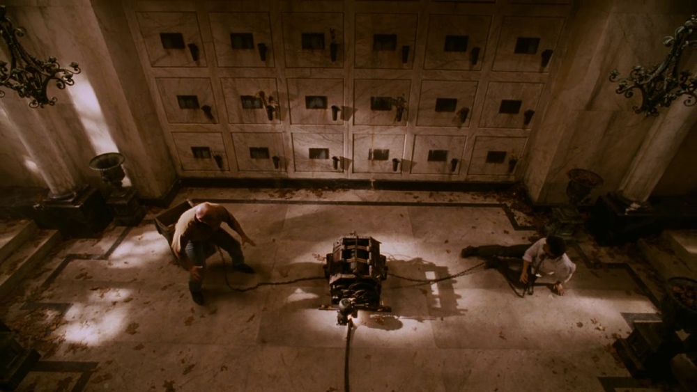 The first trap we see in Saw IV involves Art Blank / Picture Credit: Lionsgate Films