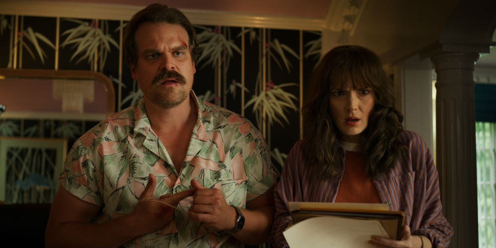 David Harbour and Winona Ryder in Stranger Things / Photo Credit: Netflix