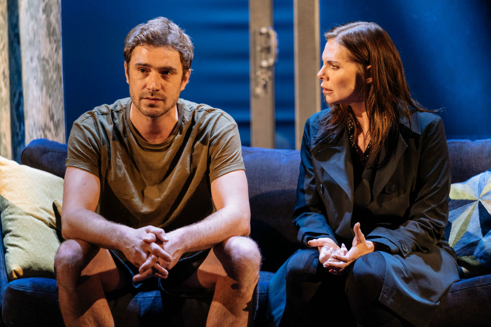 Oliver Farnworth and Samantha Womack as Scott and Rachel in The Girl on the Train / Photo Credit: Manuel Harlan