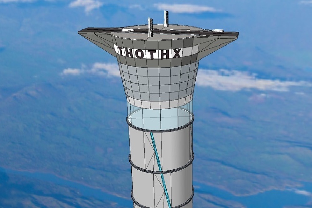 IMAGE: 20 km Space Tower/THOTHX.COM