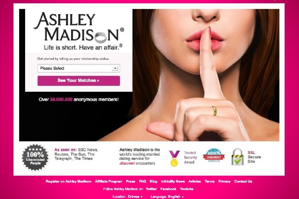 Ashley Madison Website