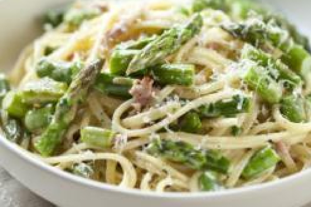 Asparagus, Pancetta and Parmesan Linguine Recipe