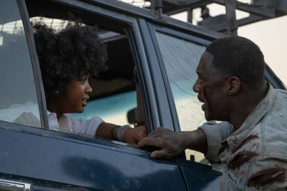 Leah Sava Jeffries and Idris Elba in Beast / Picture Credit: Universal Pictures