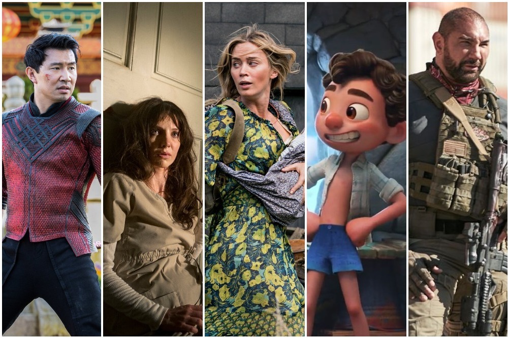 Which of these five films will take the win? / Picture Credits (l-r): Marvel Studios, New Line Cinema, Paramount Pictures Studios, Pixar, Netflix