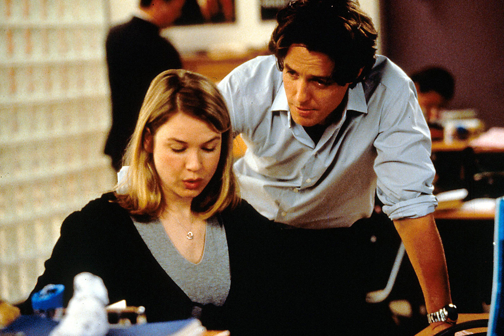 Bridget Jones with her boss and lover, Daniel Cleaver / Picture Credit: Working Title Films