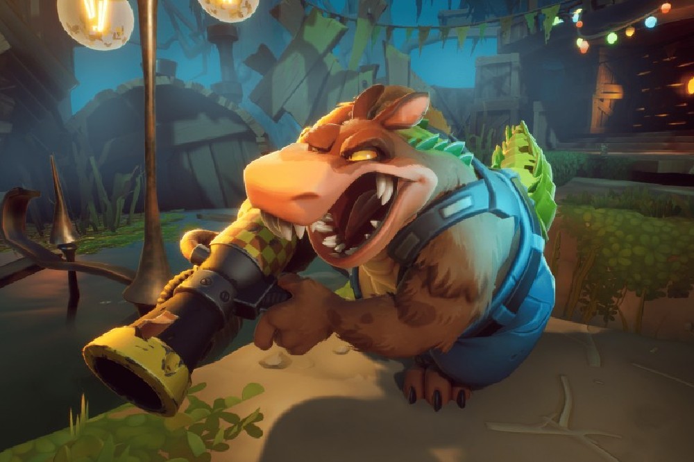 Dingodile and his new weapon / Press Credit: Activision