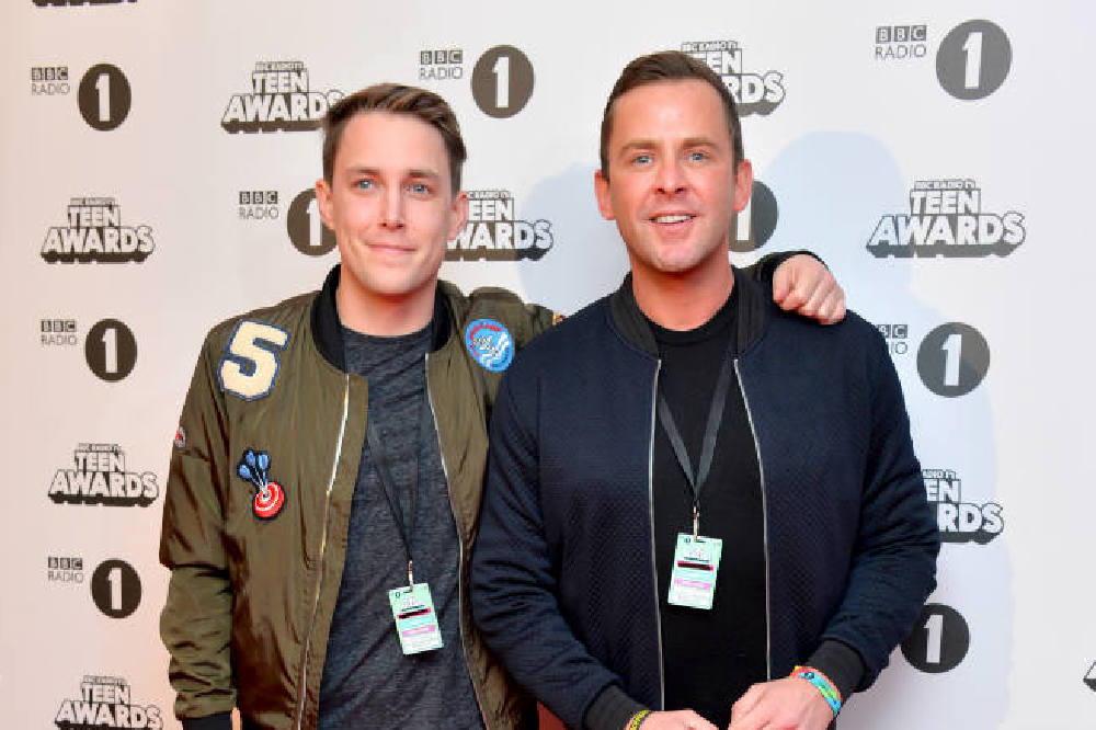Chris Stark and Scott Mills at the BBC Radio 1 Teen Awards 2016 / Photo Credit: Matt Crossick/PA Wire/PA Images