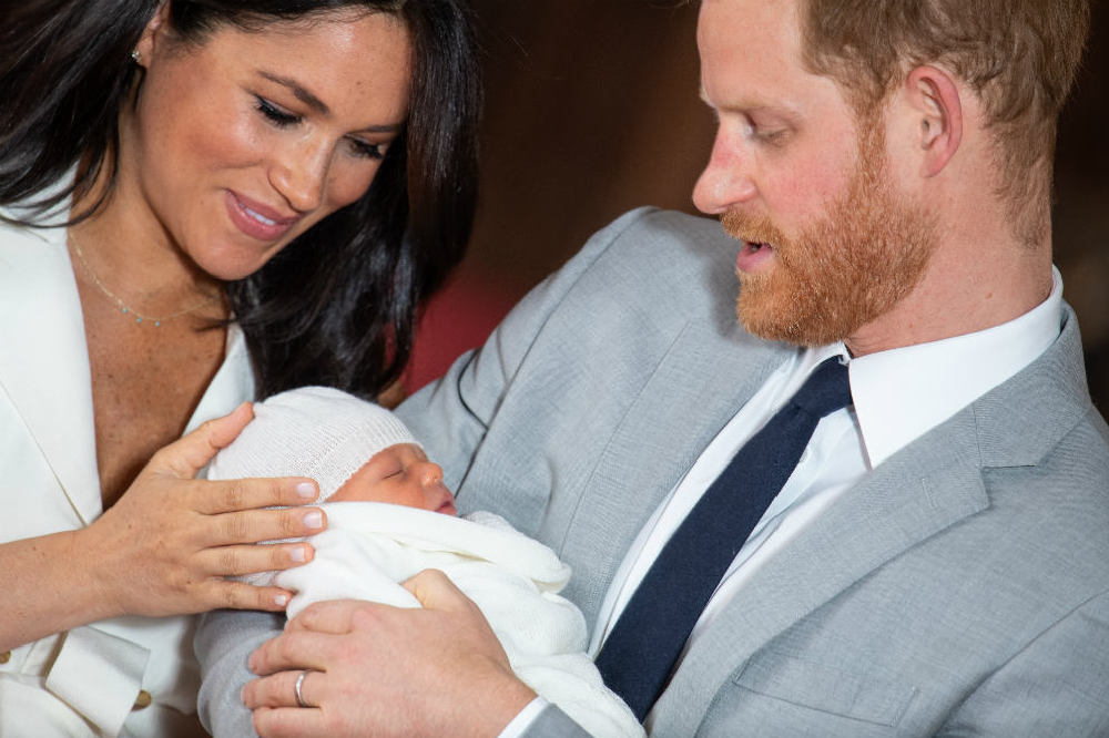 The Duke and Duchess of Sussex with their new baby / Photo Credit: Dominic Lipinski/PA Wire/PA Images